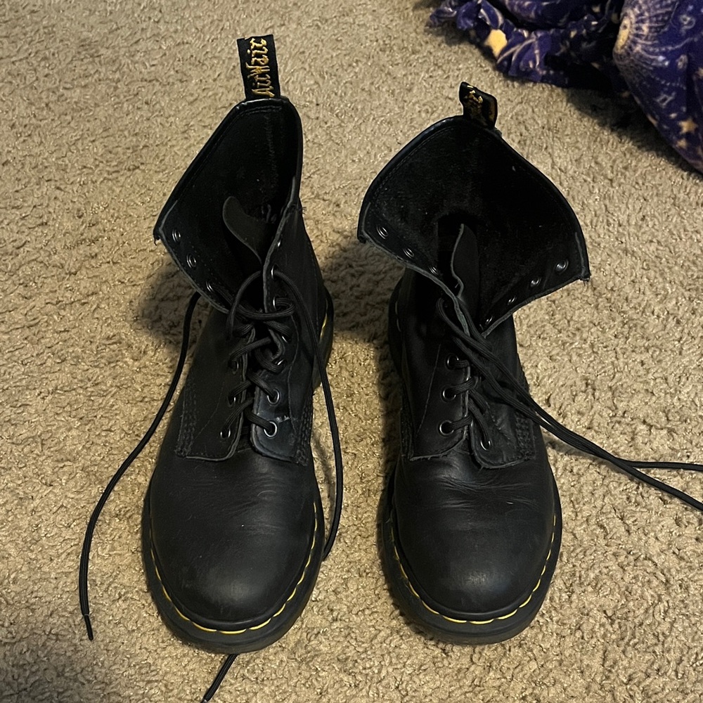 Soft Leather Doc Martins Size 9